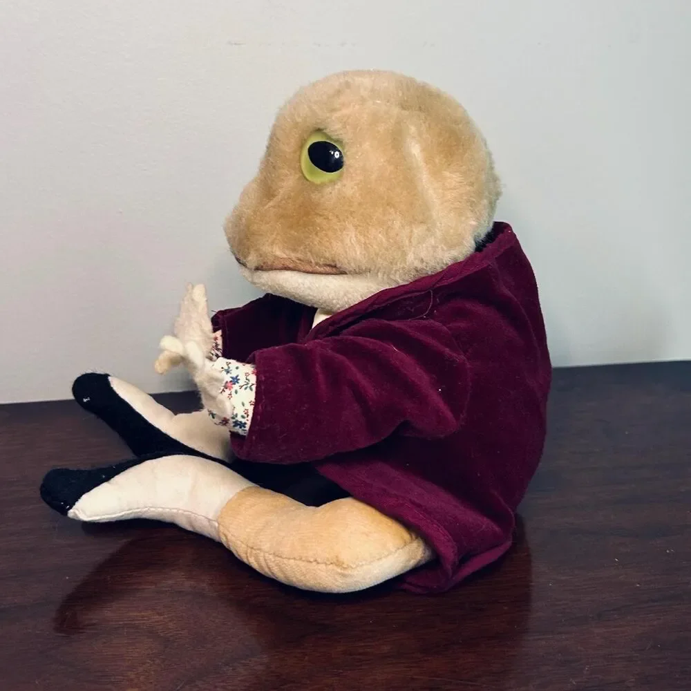 Eden Jeremy Fisher Frog Plush Beatrix Potter Red Coat 12